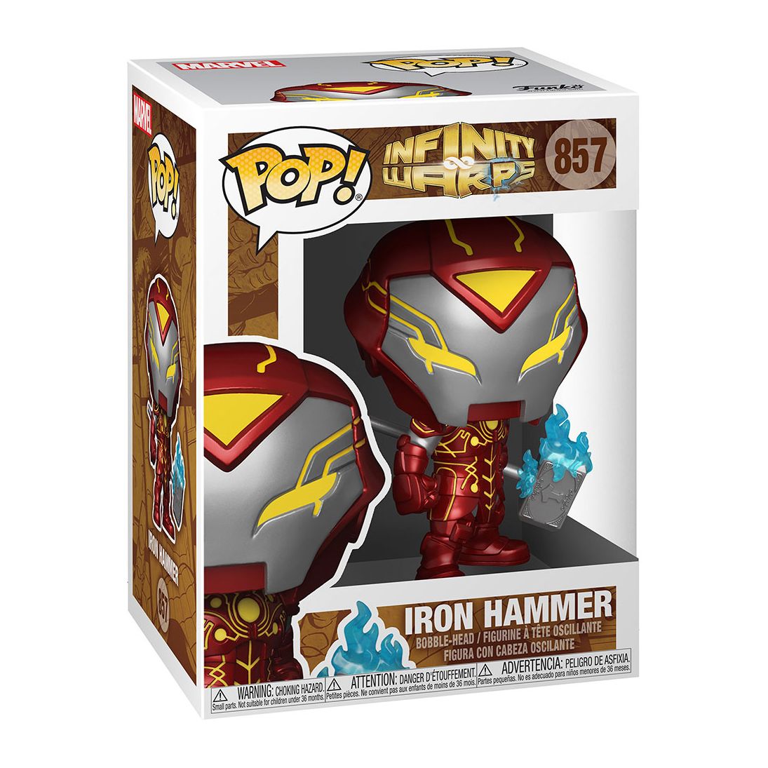 Ігрова фігурка Funko Pор Bobble Avangers Infinity Warps Залізний молот (52005)