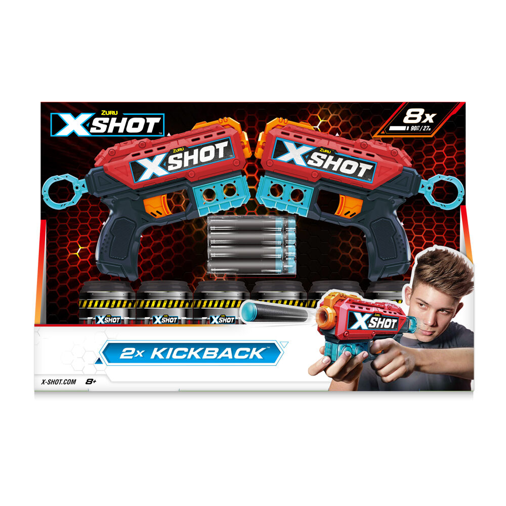 Набір бластерів X-Shot Red Excel Double Kickback (36202R)