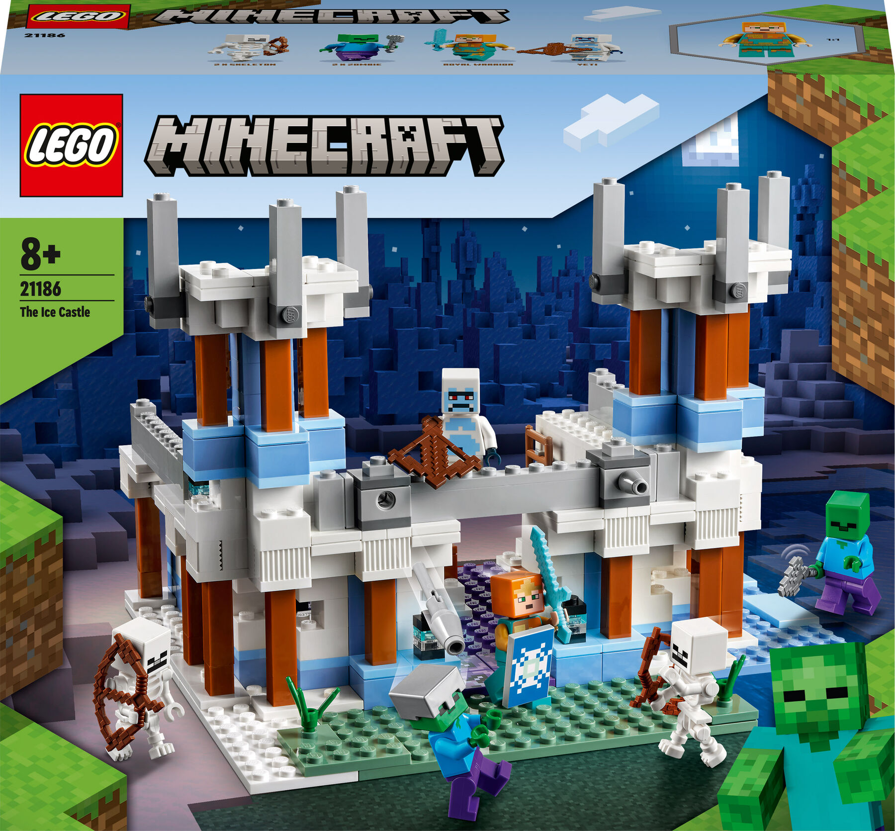 Конструктор LEGO Minecraft Крижаний замок (21186)