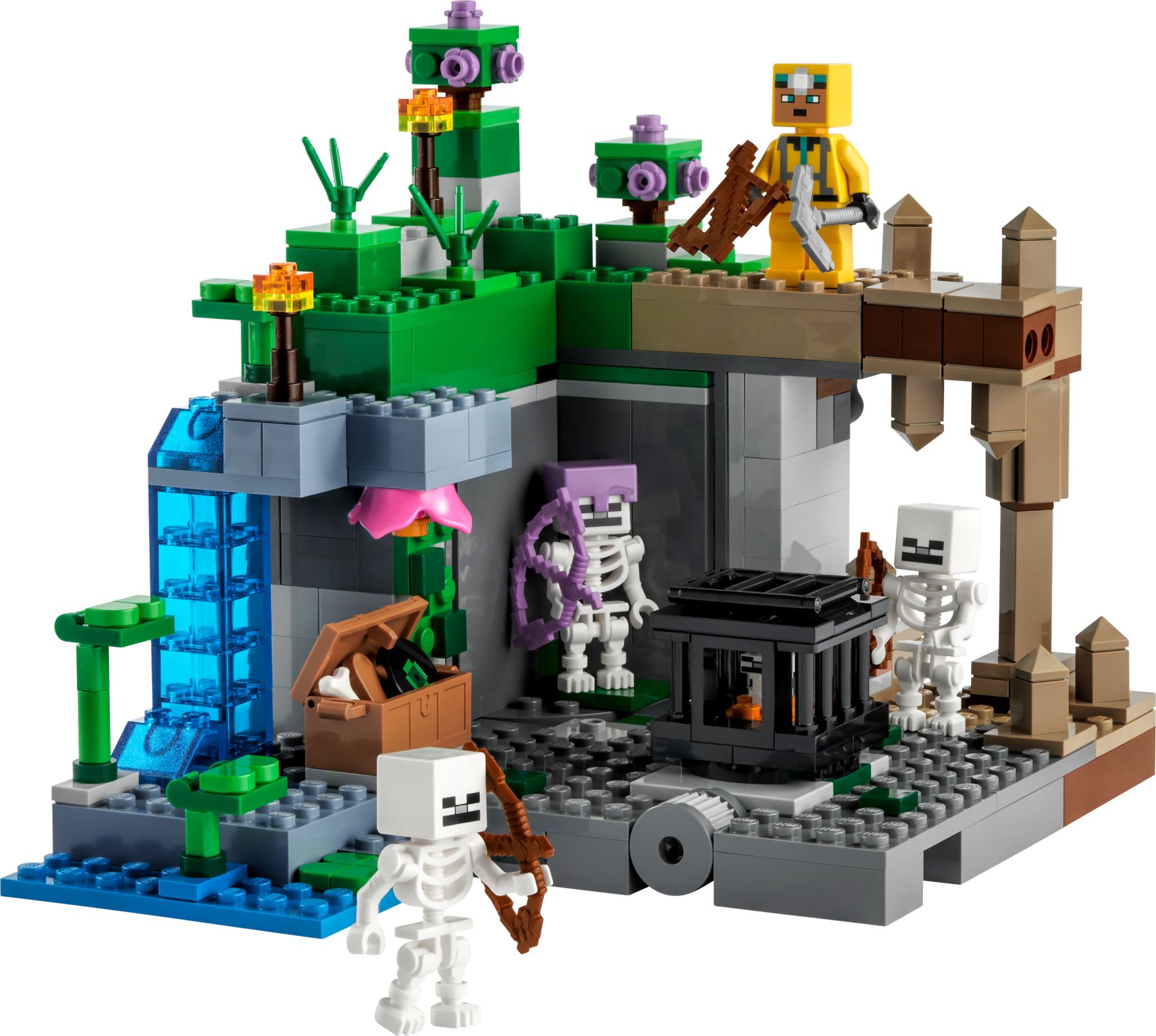 Конструктор LEGO Minecraft Підземелля скелетів (21189)