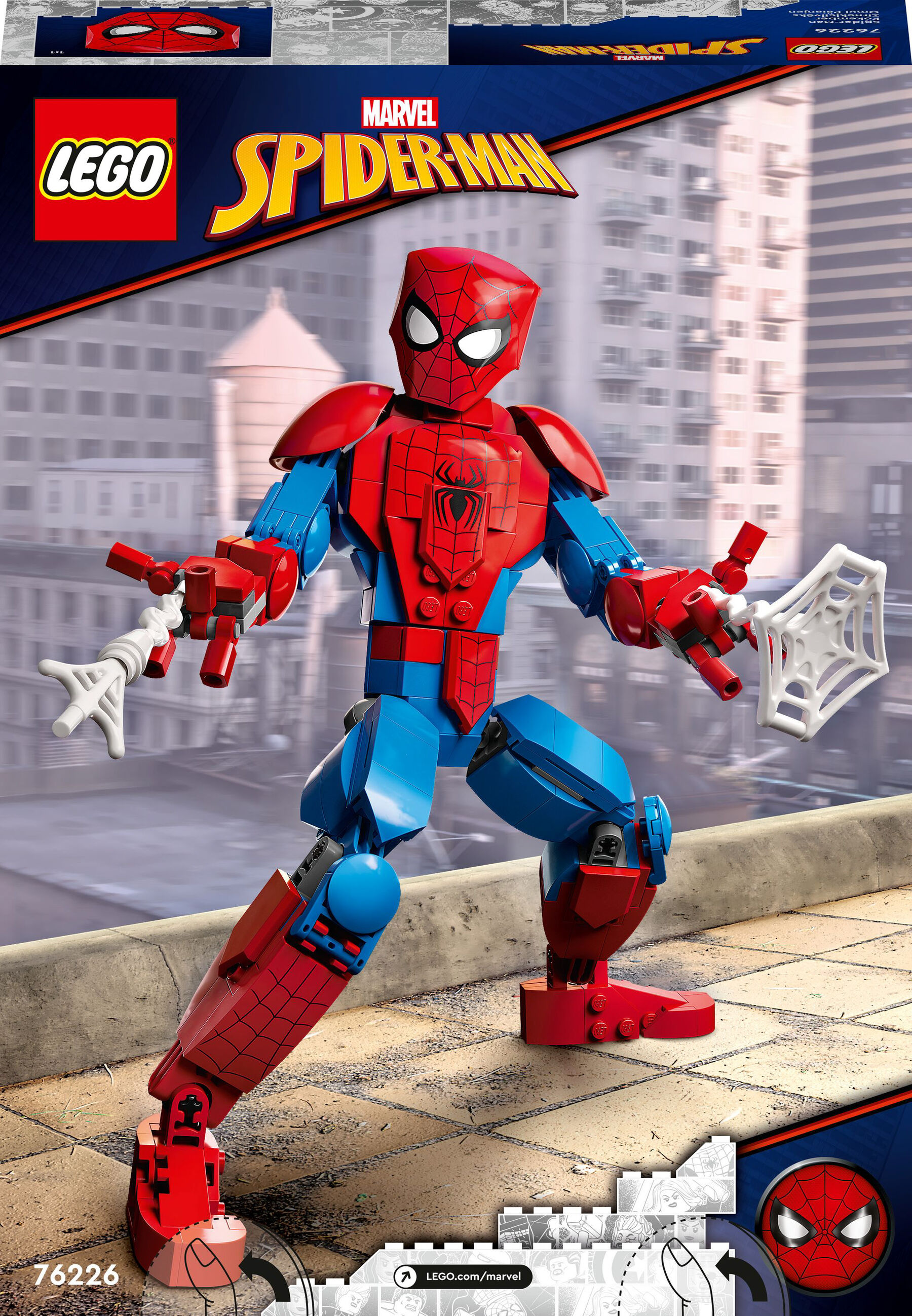 Конструктор LEGO Marvel Фігурка Людини-Павука (76226)