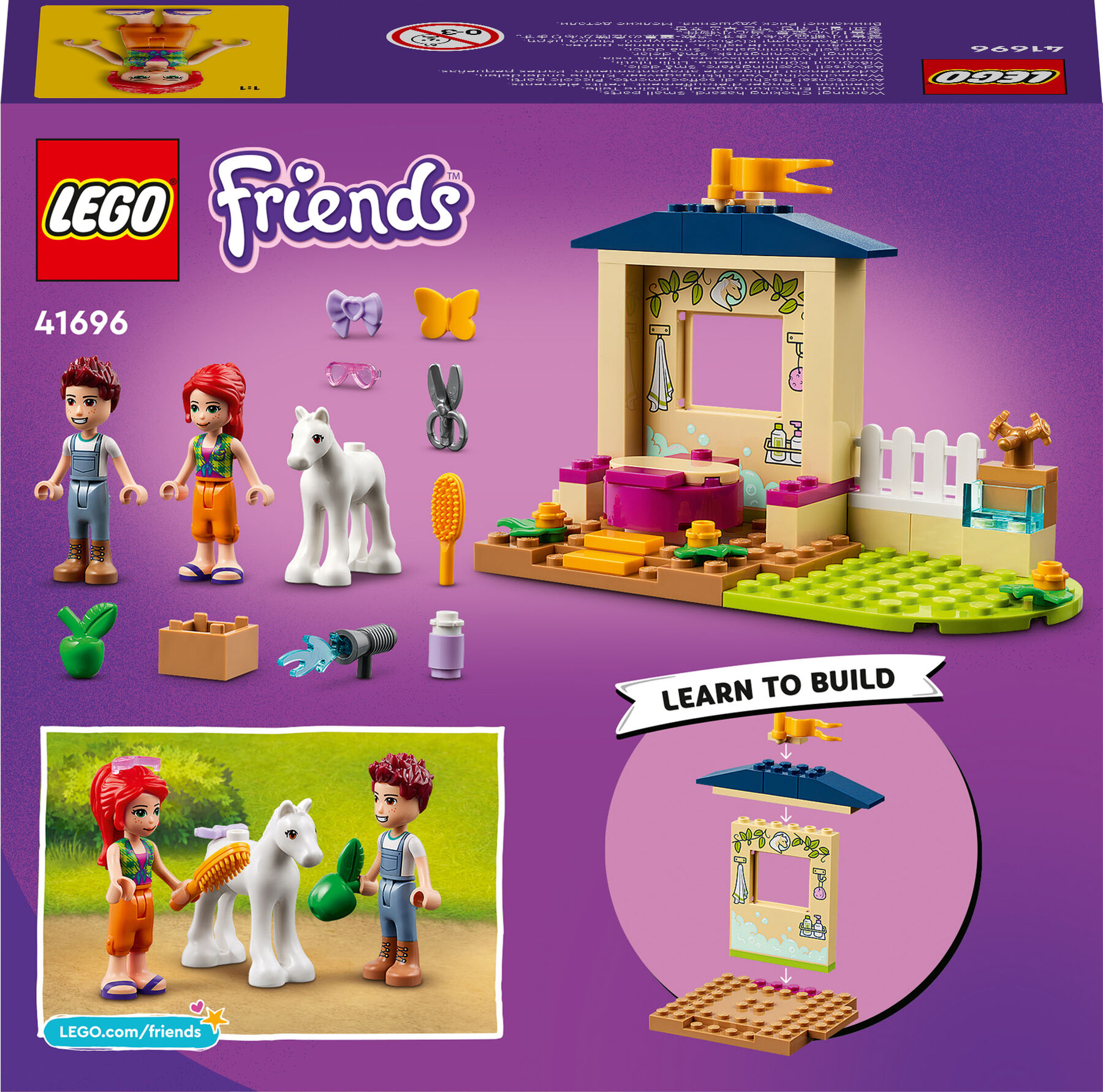 Конструктор LEGO Friends Конюшня для миття поні (41696)