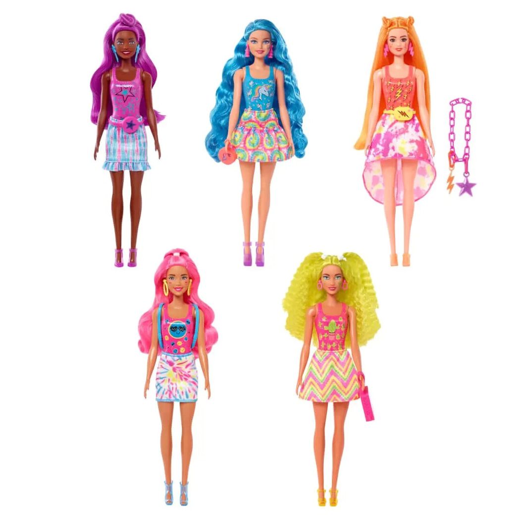 Лялька Barbie Color reveal Неонові кольори сюрприз (HCC67)