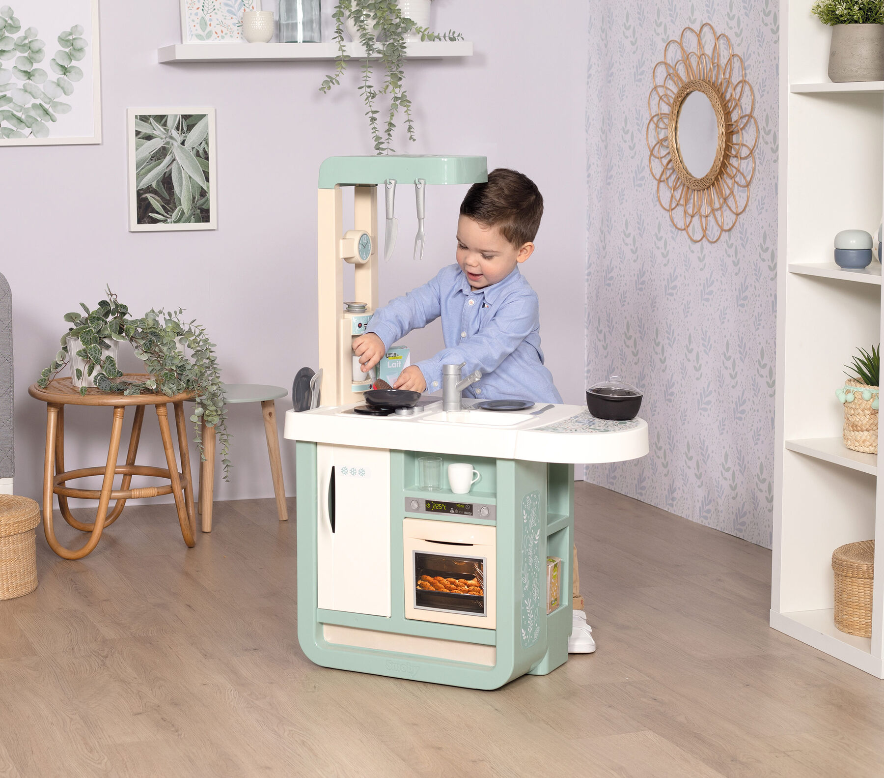 Інтерактивна кухня Smoby Черрі з духовкою та холодильником (310914)