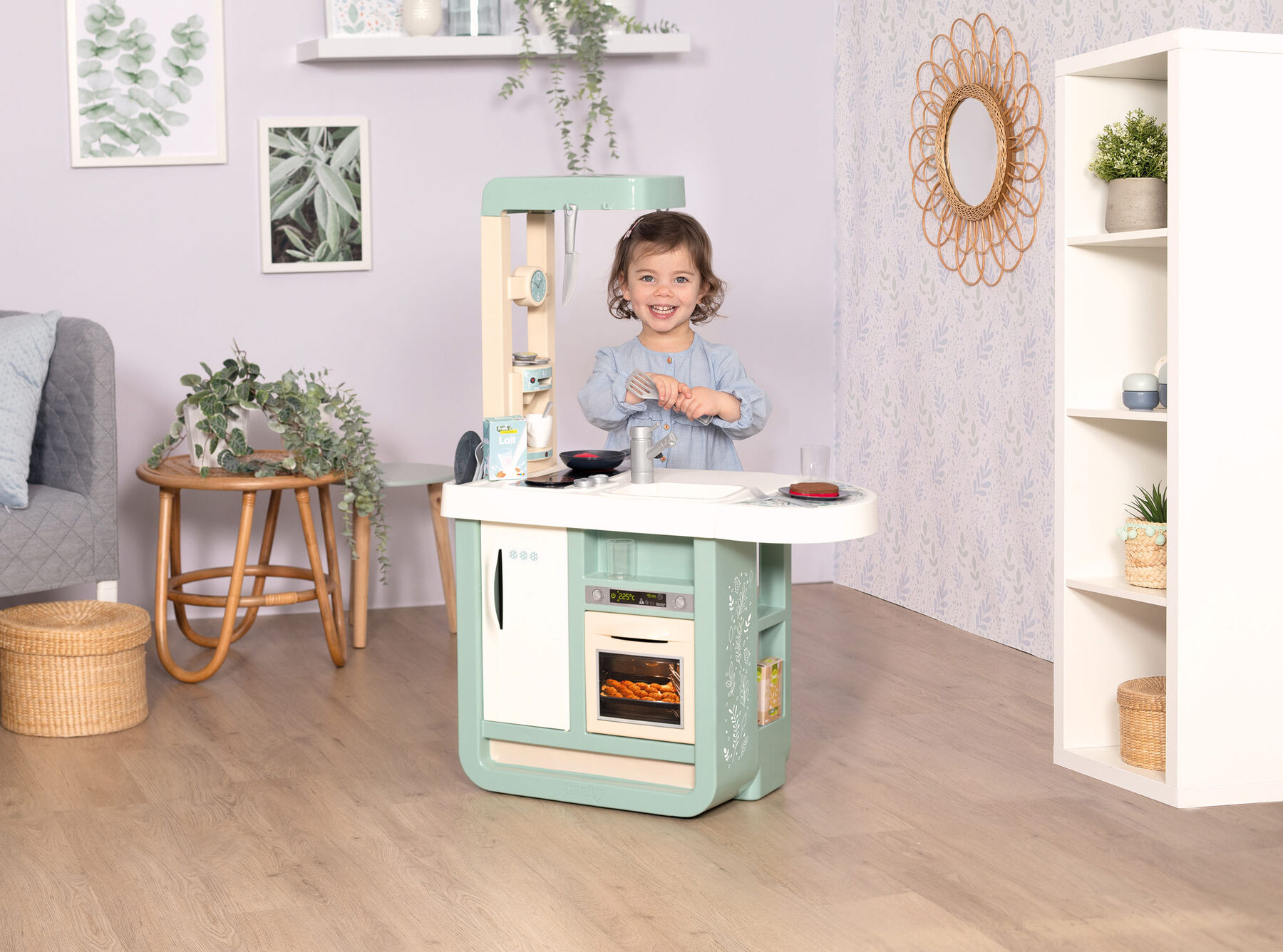 Інтерактивна кухня Smoby Черрі з духовкою та холодильником (310914)