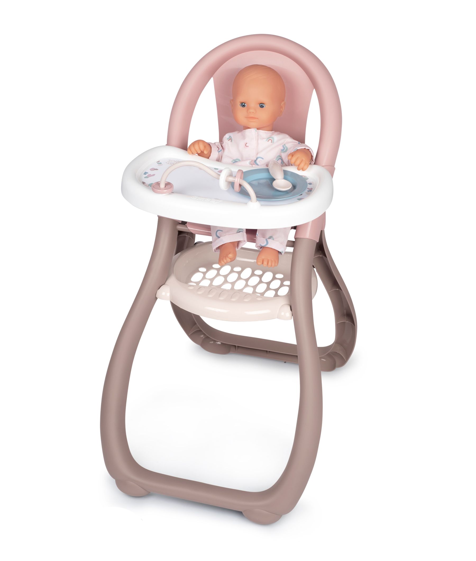 Стільчик для годування Smoby Бебi Ньорс Рожева пудра (220370)