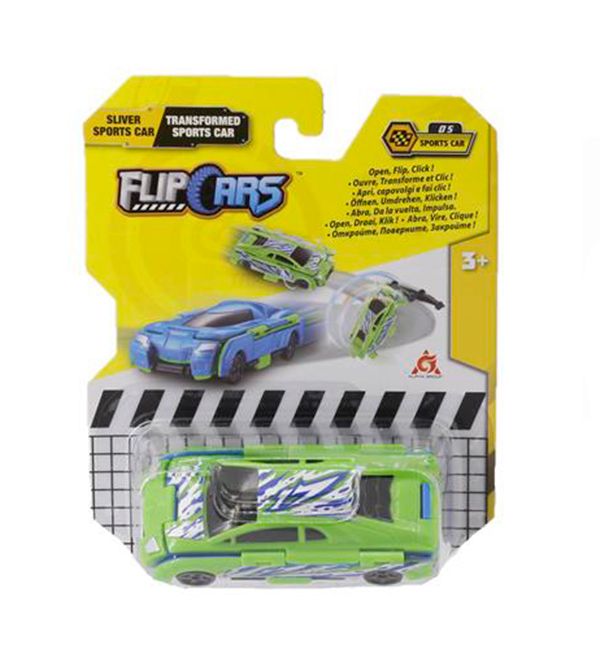 Машинка-трансформер Flip Cars Спорткар уламок і Спорткар трансформер 2 в 1 (EU463875B-05)