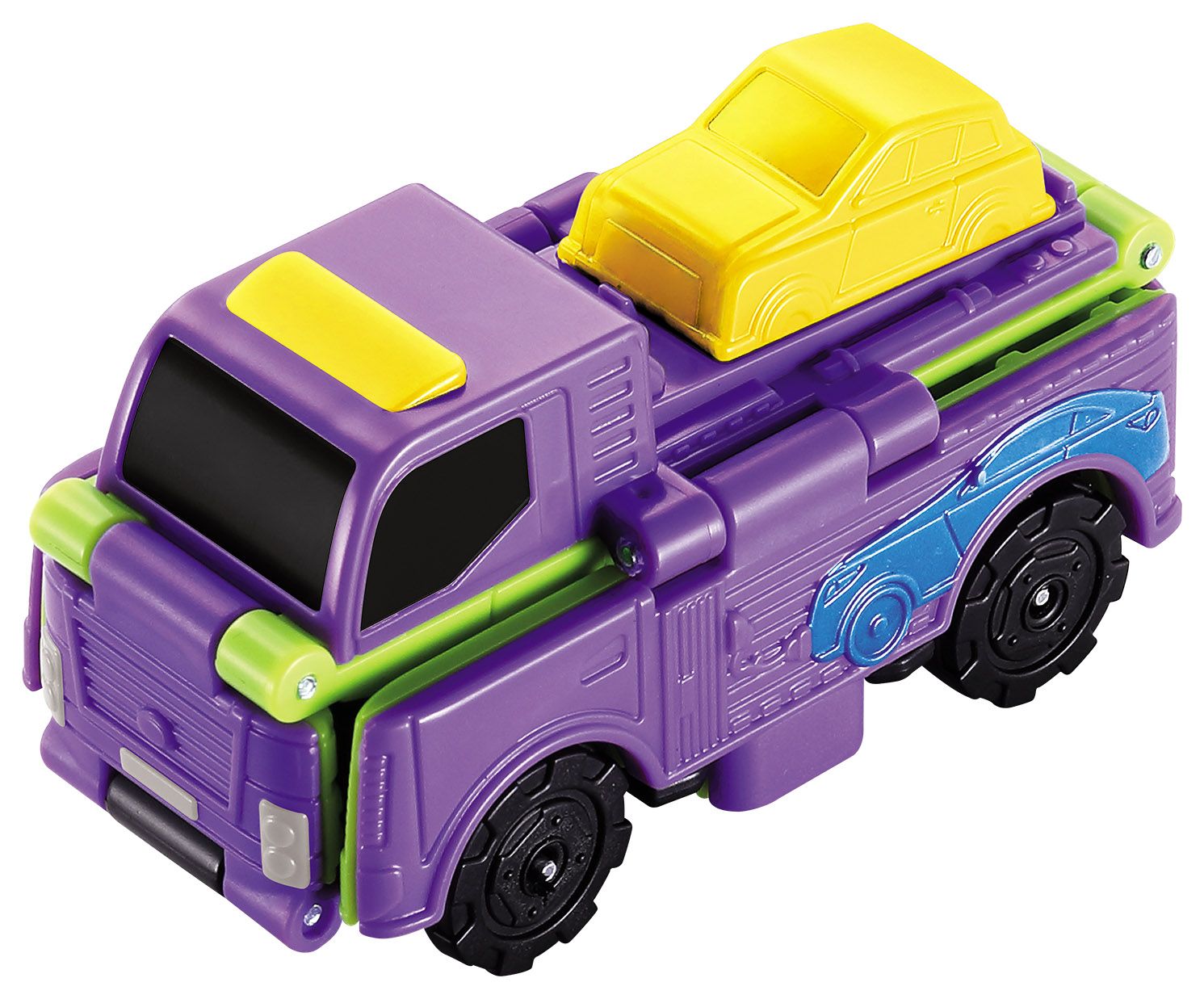 Машинка-трансформер Flip Cars Лісовоз і Транспортер 2 в 1 (EU463875-03)
