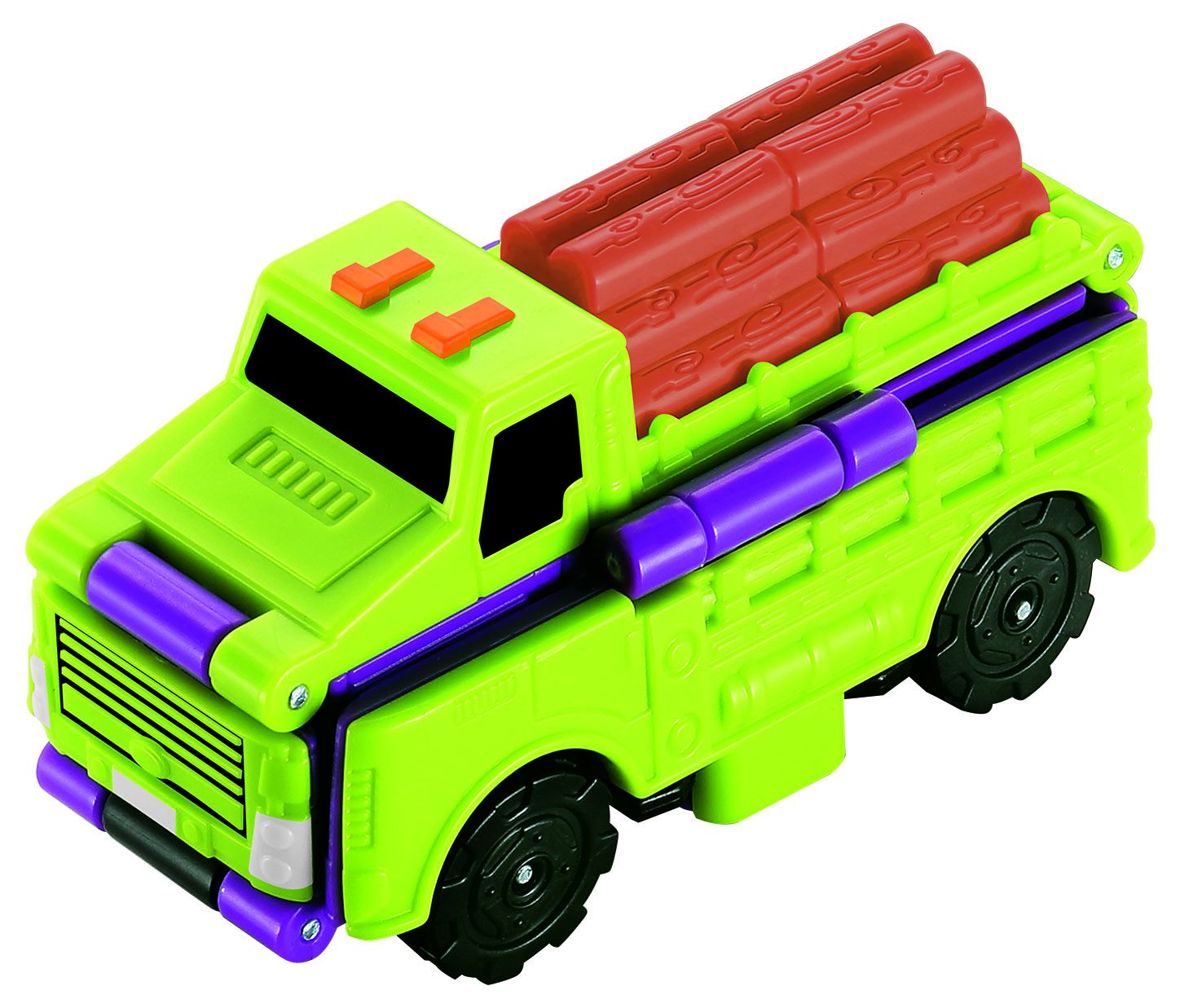 Машинка-трансформер Flip Cars Лісовоз і Транспортер 2 в 1 (EU463875-03)