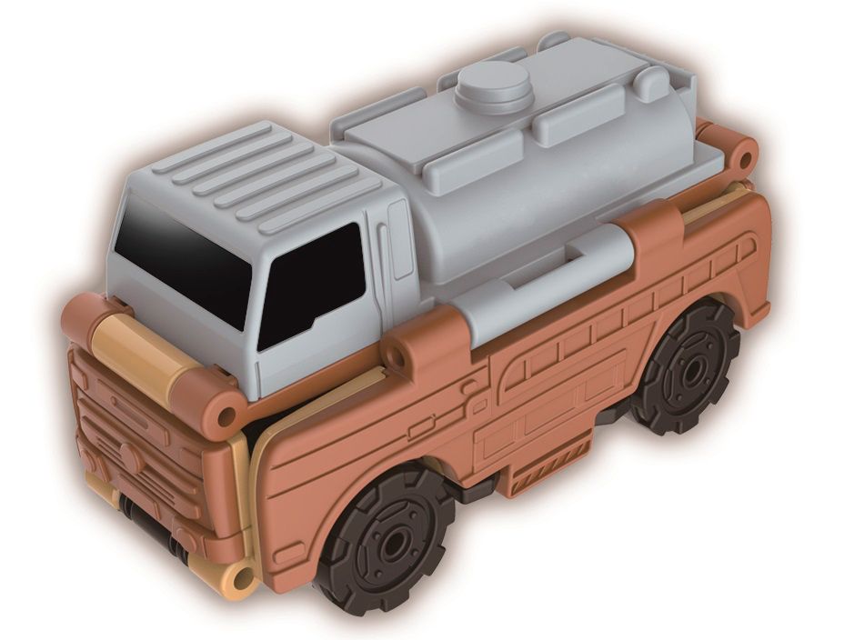 Машинка-трансформер Flip Cars Парадна вантажівка і Автоцистерна 2 в 1 (EU463875-28)