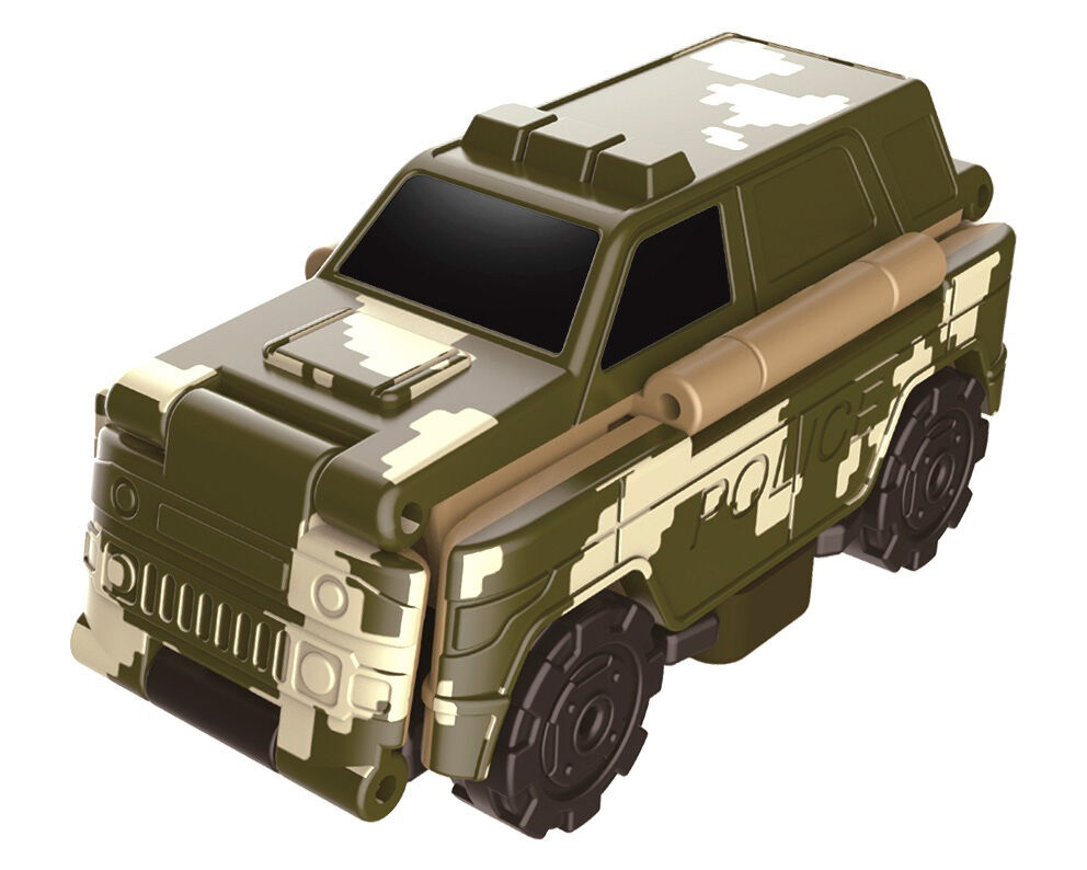 Машинка-трансформер Flip Cars Командна вантажівка і Вантажівка-заправник ВВС 2 в 1 (EU463875-29)