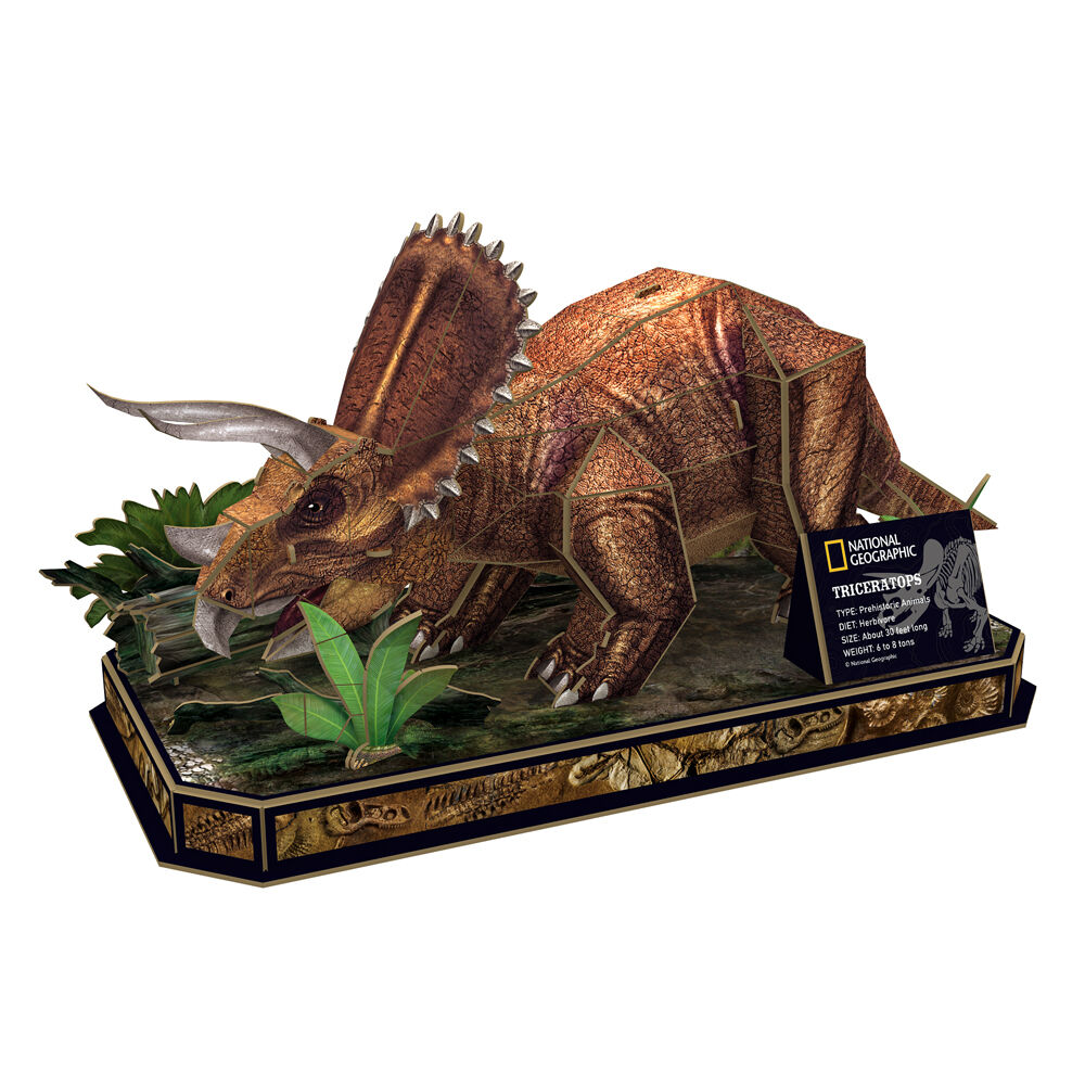 Тривимірний пазл CubicFun National Geographic Dino Трицератопс (DS1052h)