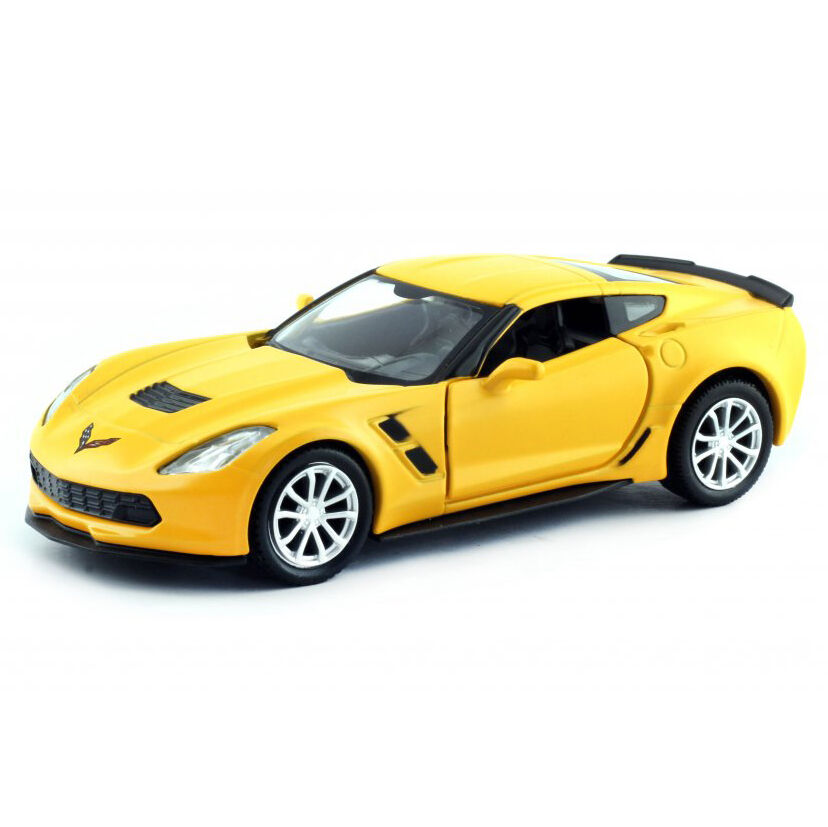 Автомодель Uni-Fortune Chevrolet Corvette C7 жовта 1:32 (554039М(С))