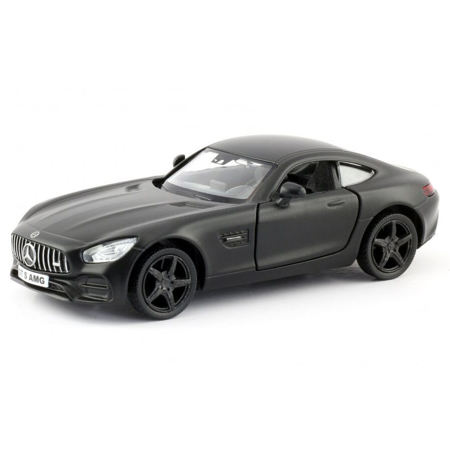 Автомодель Uni-Fortune Mercedes Benz AMG GT S 2018 чорна матова 1:36 (554988M)