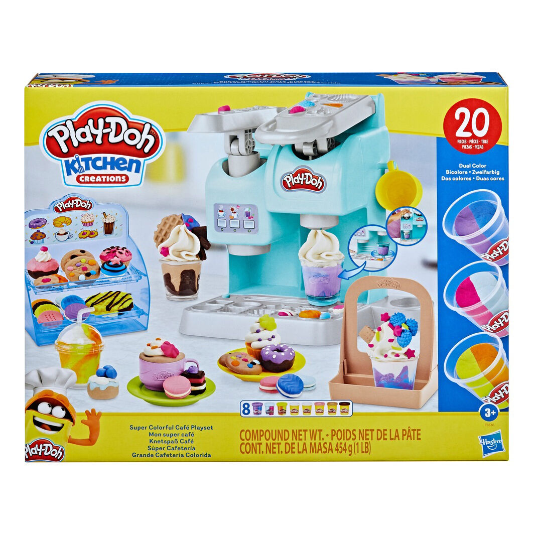 Набір для ліплення Play-Doh Kitchen Creations Супер кольорове кафе (F5836)