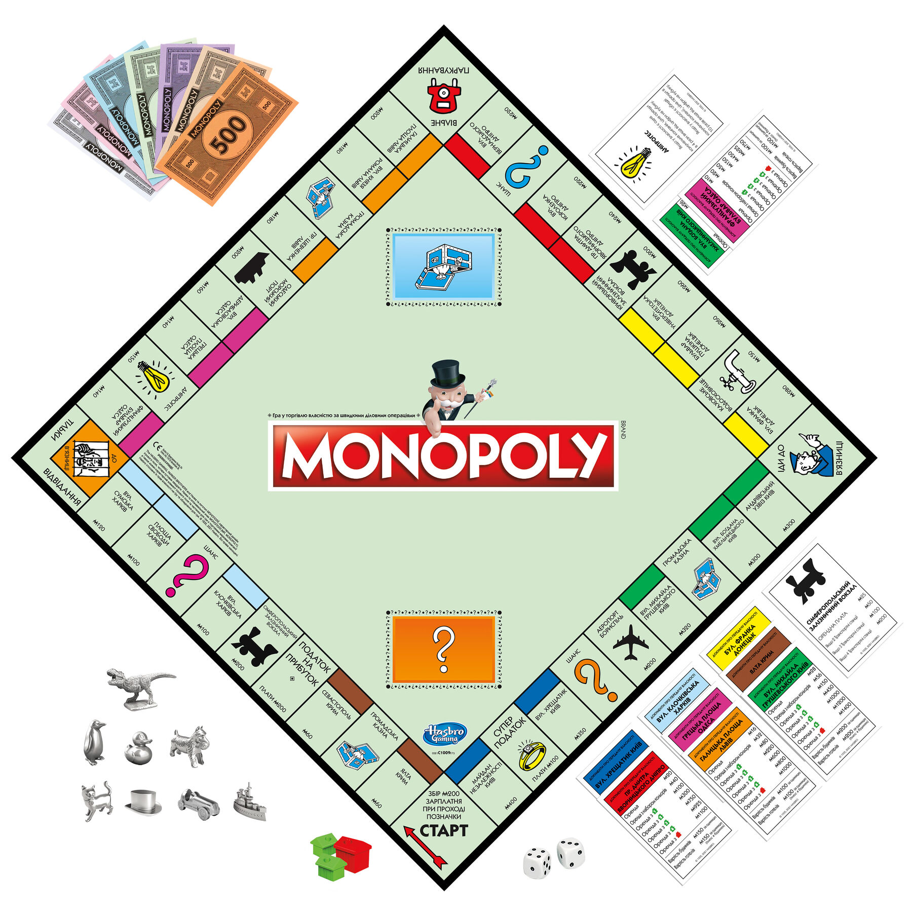 Гра настільна ​Hasbro Gaming Монополія класична (C1009E75)