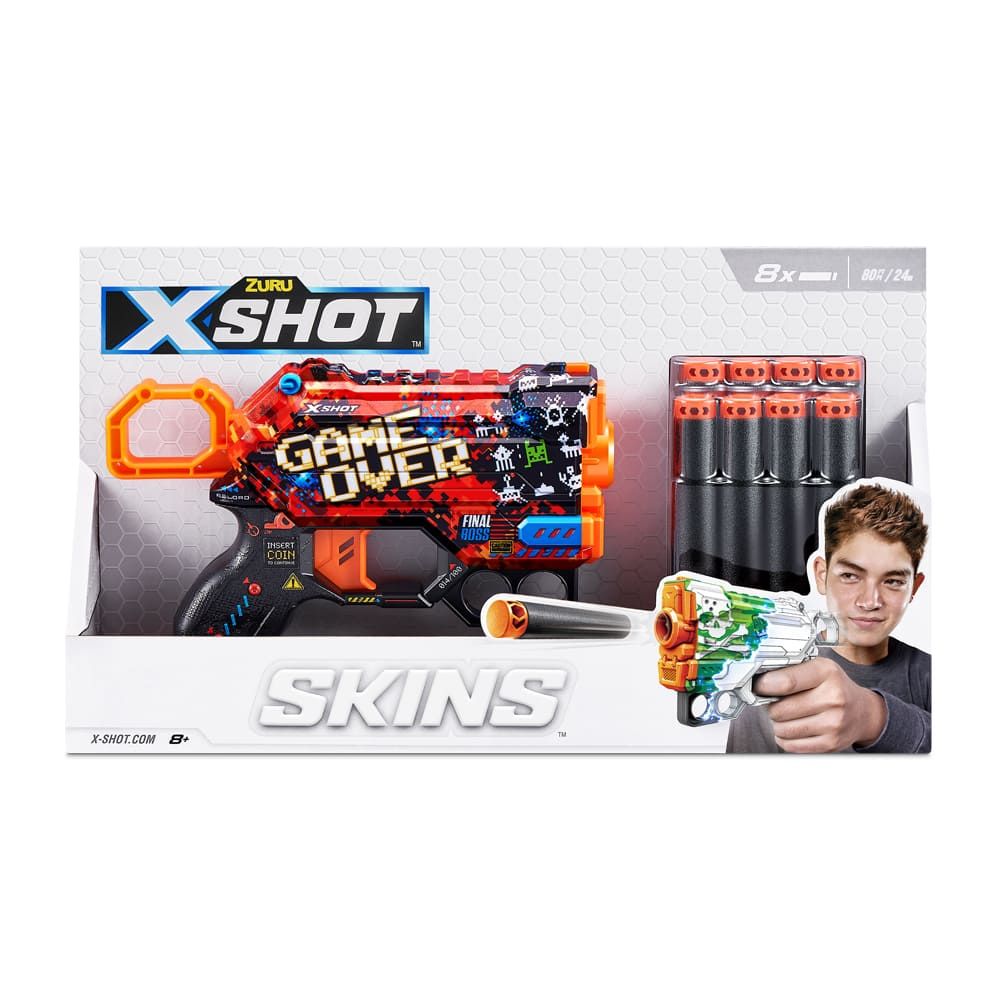 Швидкострільний бластер X-Shot Skins Menace Game Over (36515B)