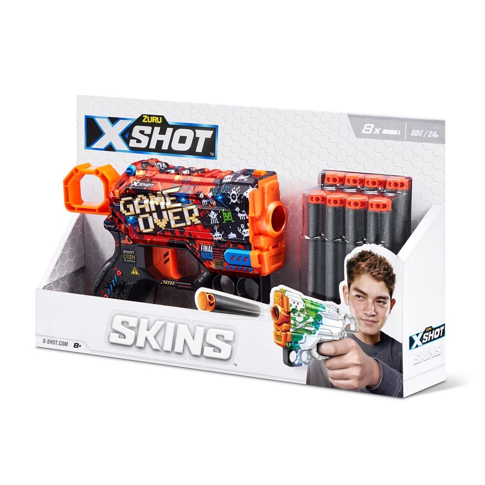 Швидкострільний бластер X-Shot Skins Menace Game Over (36515B)