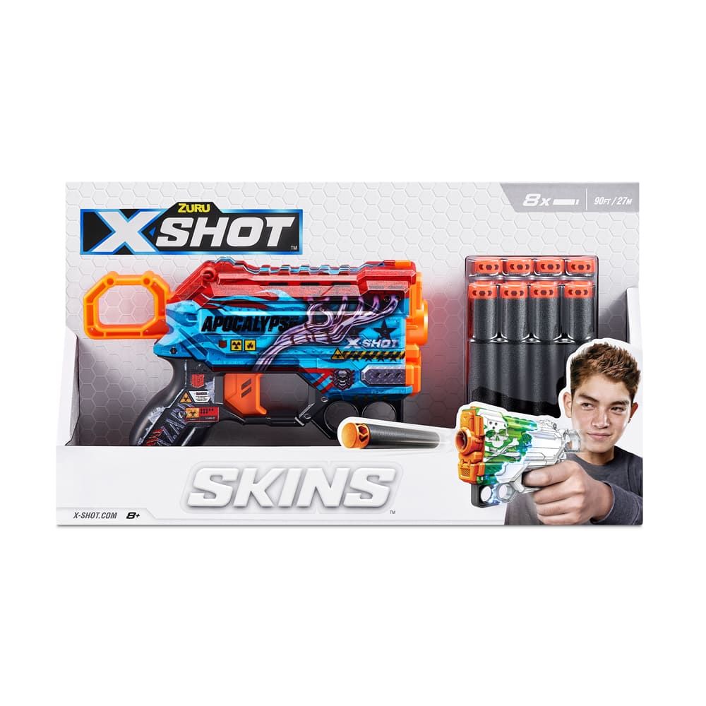 Швидкострільний бластер X-Shot Skins Menace Apocalypse (36515H)