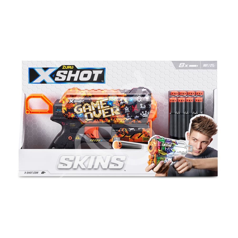 Швидкострільний бластер X-Shot Skins Flux Game Over (36516E)