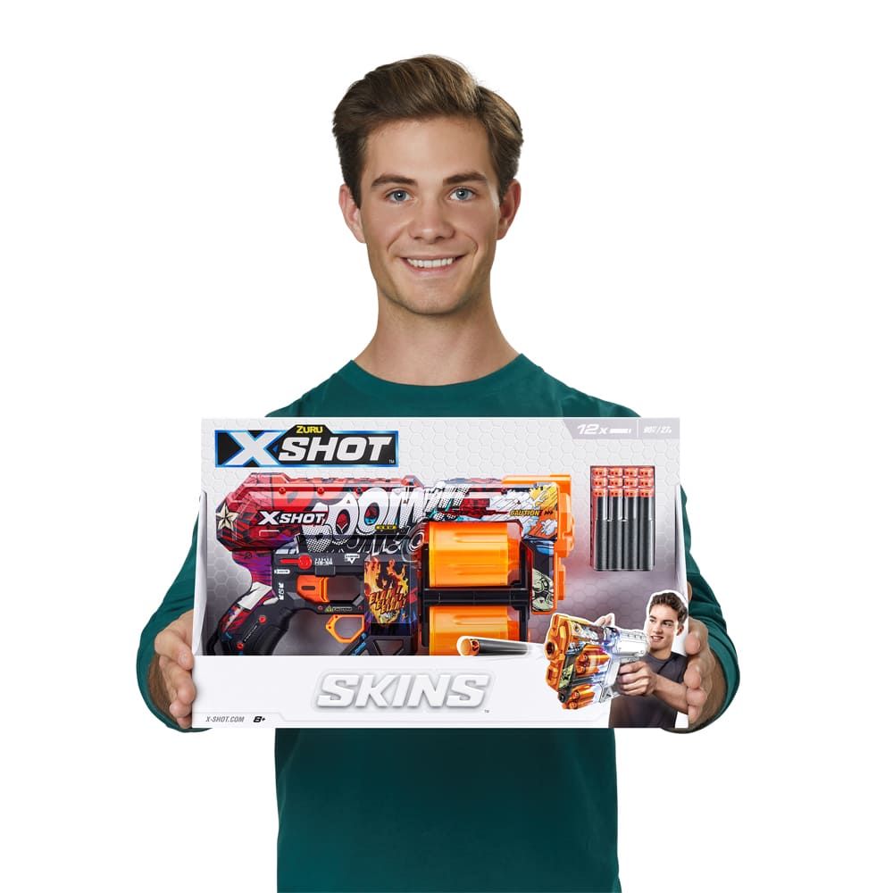 Швидкострільний бластер X-Shot Skins Dread Boom (36517A)