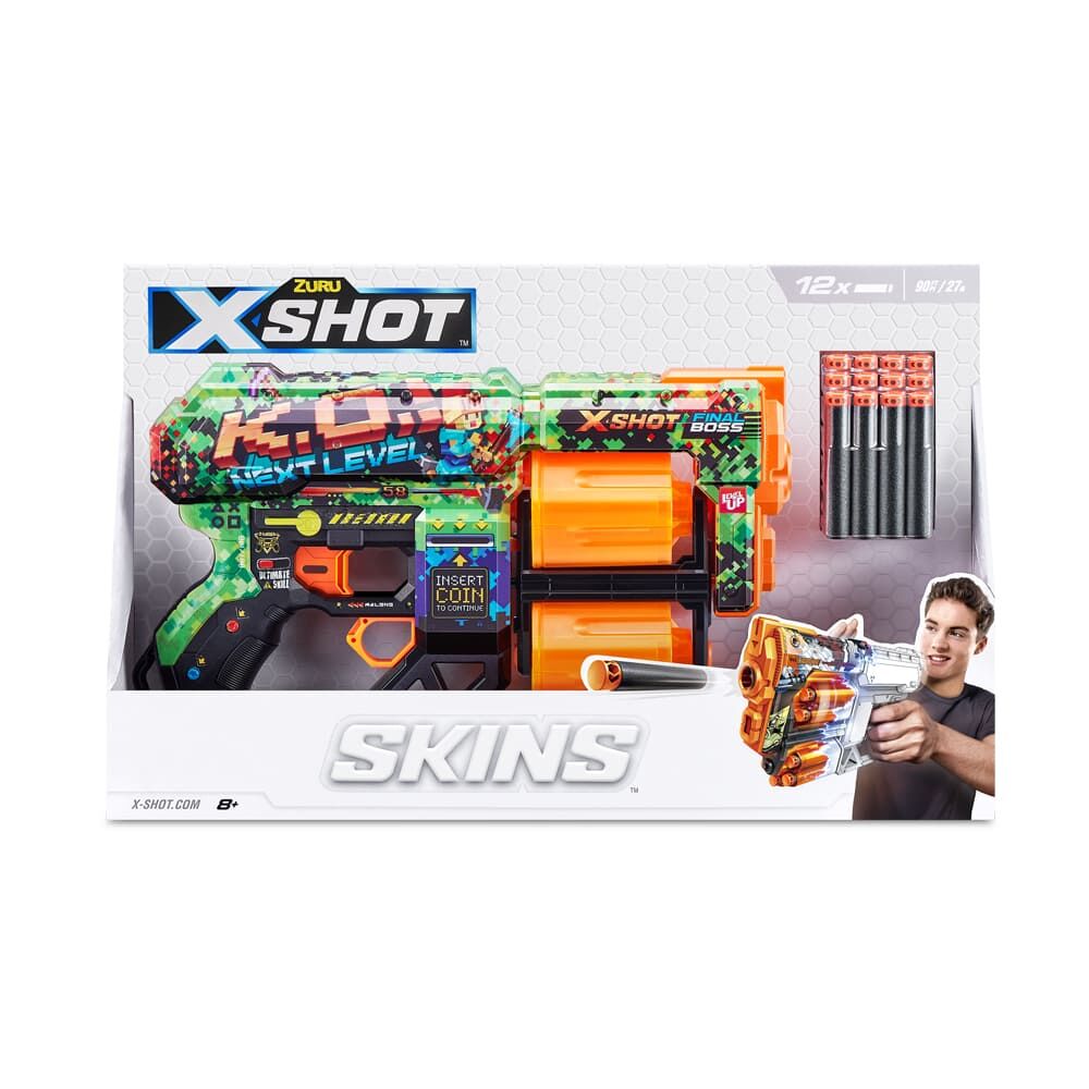 Швидкострільний бластер X-Shot Skins Dread К.О. (36517B)