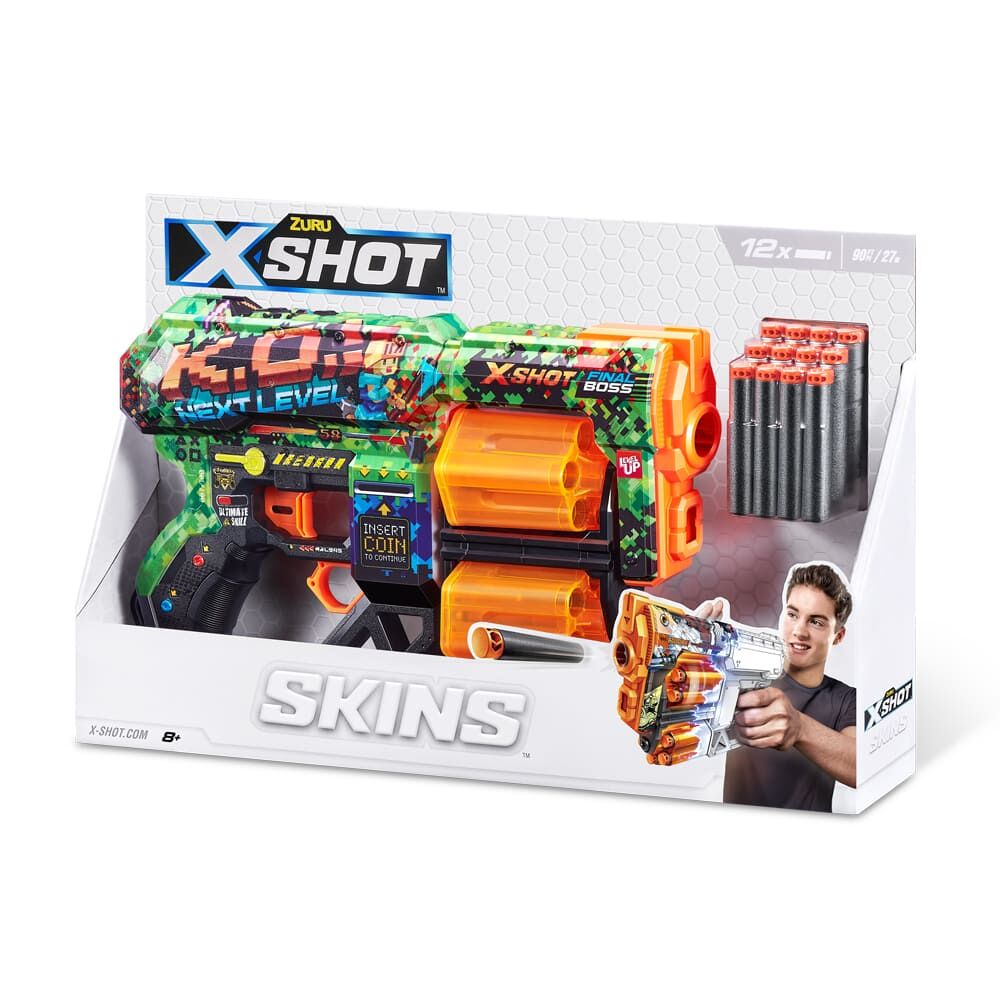 Швидкострільний бластер X-Shot Skins Dread К.О. (36517B)