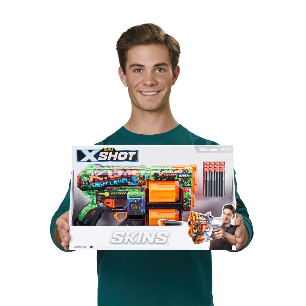 Швидкострільний бластер X-Shot Skins Dread К.О. (36517B)