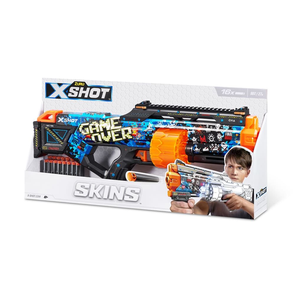 Швидкострільний бластер X-Shot Skins Last Stand Game Over (36518A)