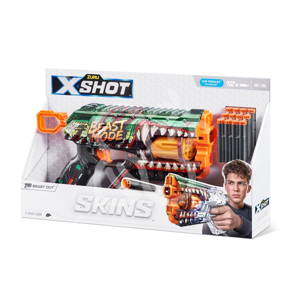 Швидкострільний бластер X-Shot Skins Griefer Beast Out (36561A)