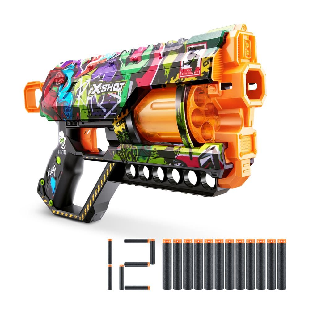Швидкострільний бластер X-Shot Skins Griefer Graffiti (36561G)
