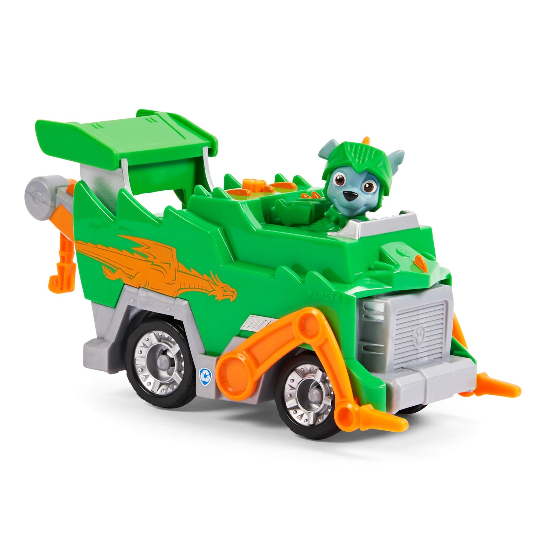 Набір Paw Patrol Лицарі Рятівний автомобіль де-люкс з водієм Роккі (SM16776/4613)