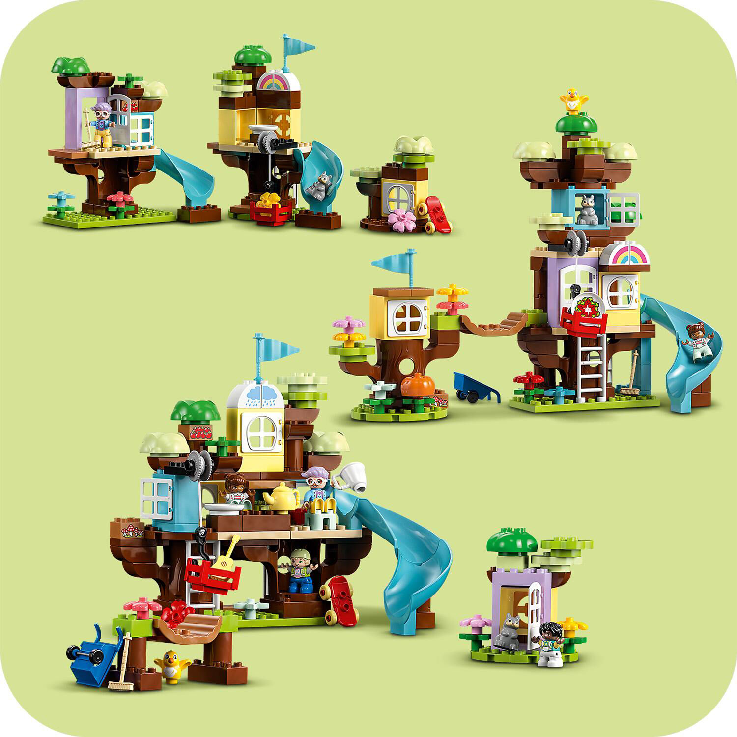Конструктор LEGO DUPLO Будиночок на дереві 3 в 1 (10993)