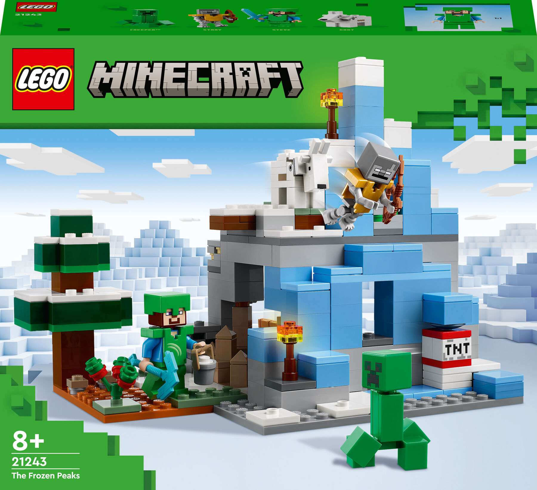 Конструктор LEGO Minecraft Замерзлі верхівки (21243)