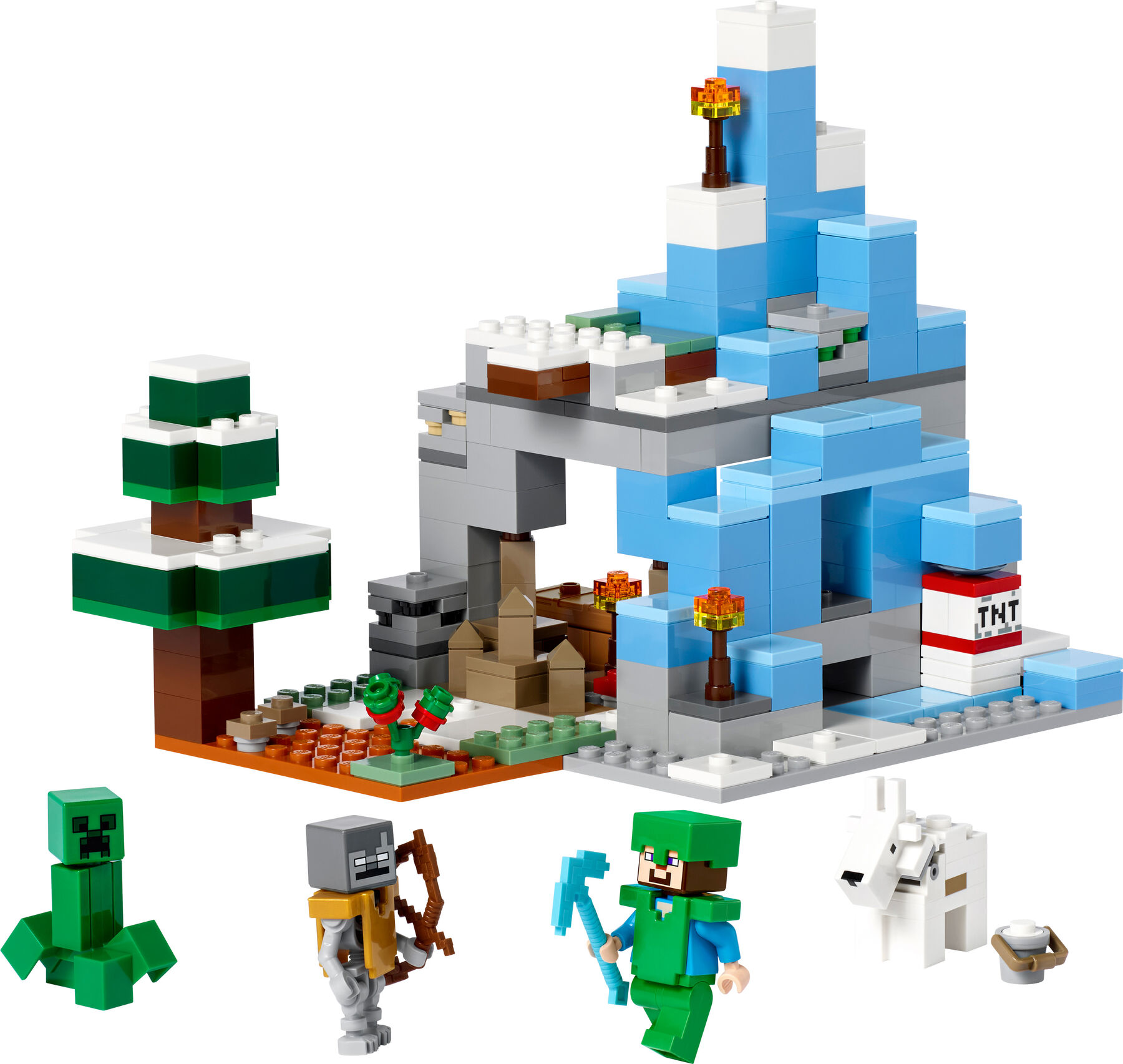 Конструктор LEGO Minecraft Замерзлі верхівки (21243)