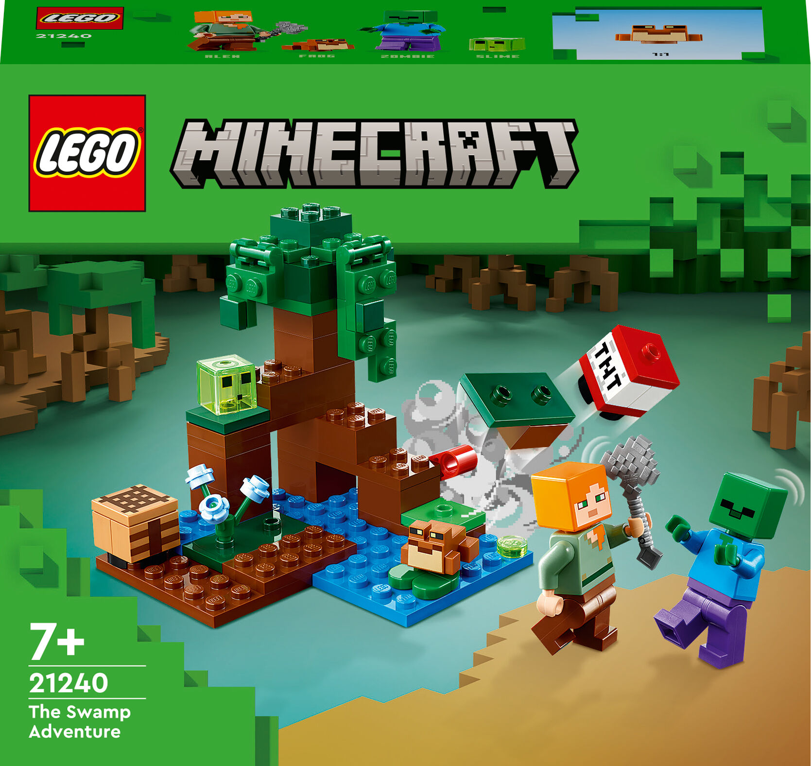 Конструктор LEGO Minecraft Пригоди на болоті (21240)