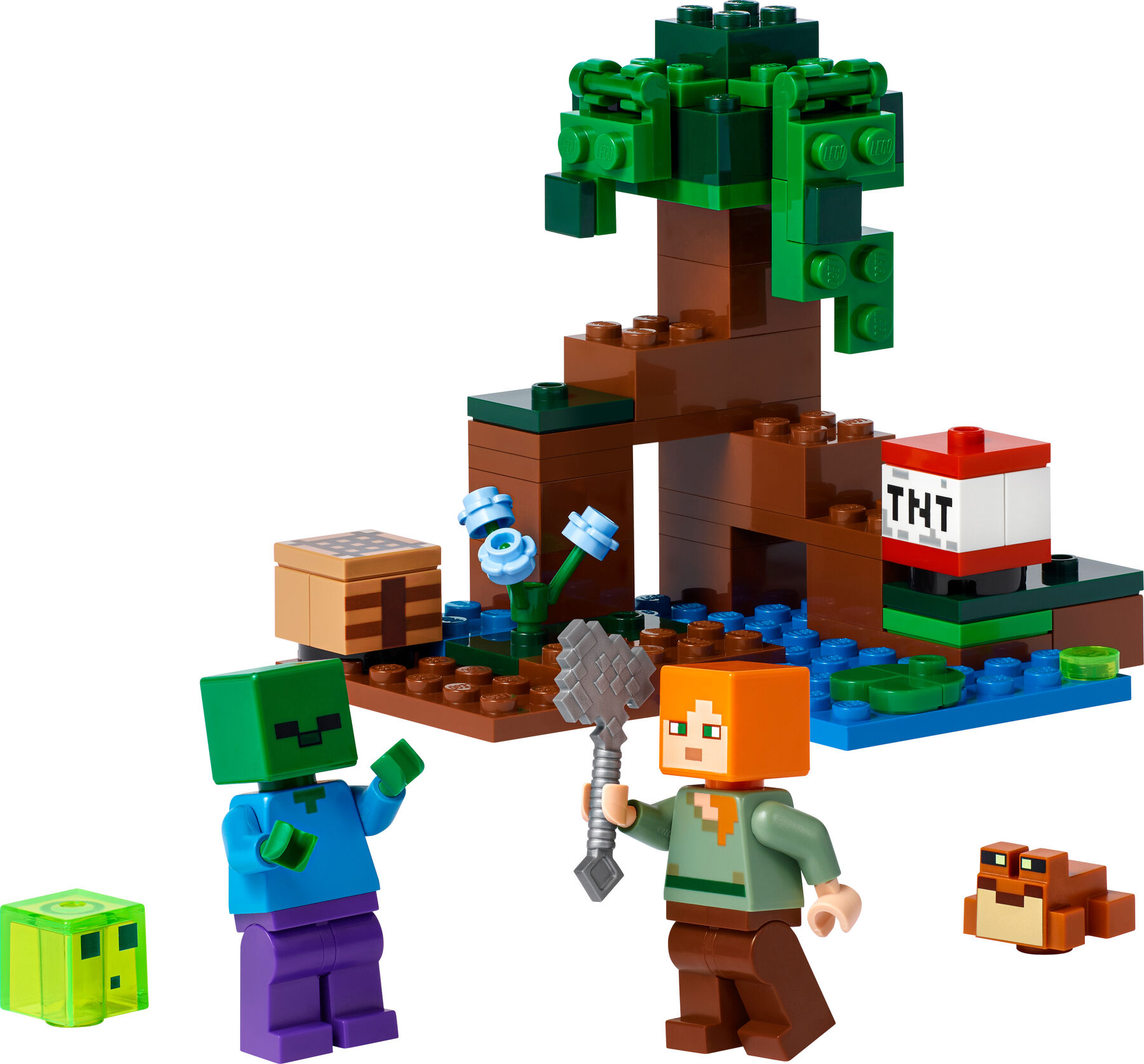 Конструктор LEGO Minecraft Пригоди на болоті (21240)