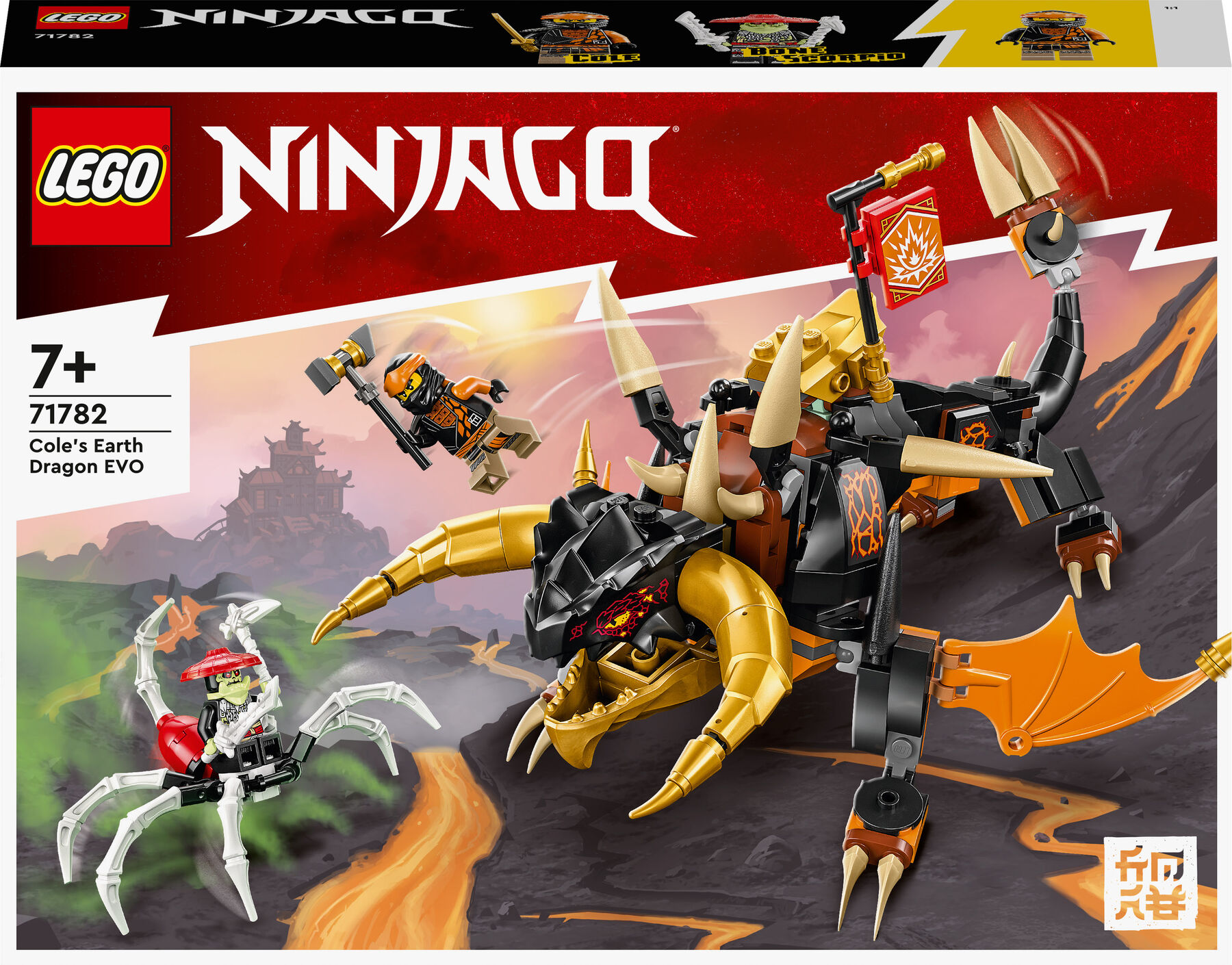 Конструктор LEGO NINJAGO Земляний дракон Коула EVO (71782)