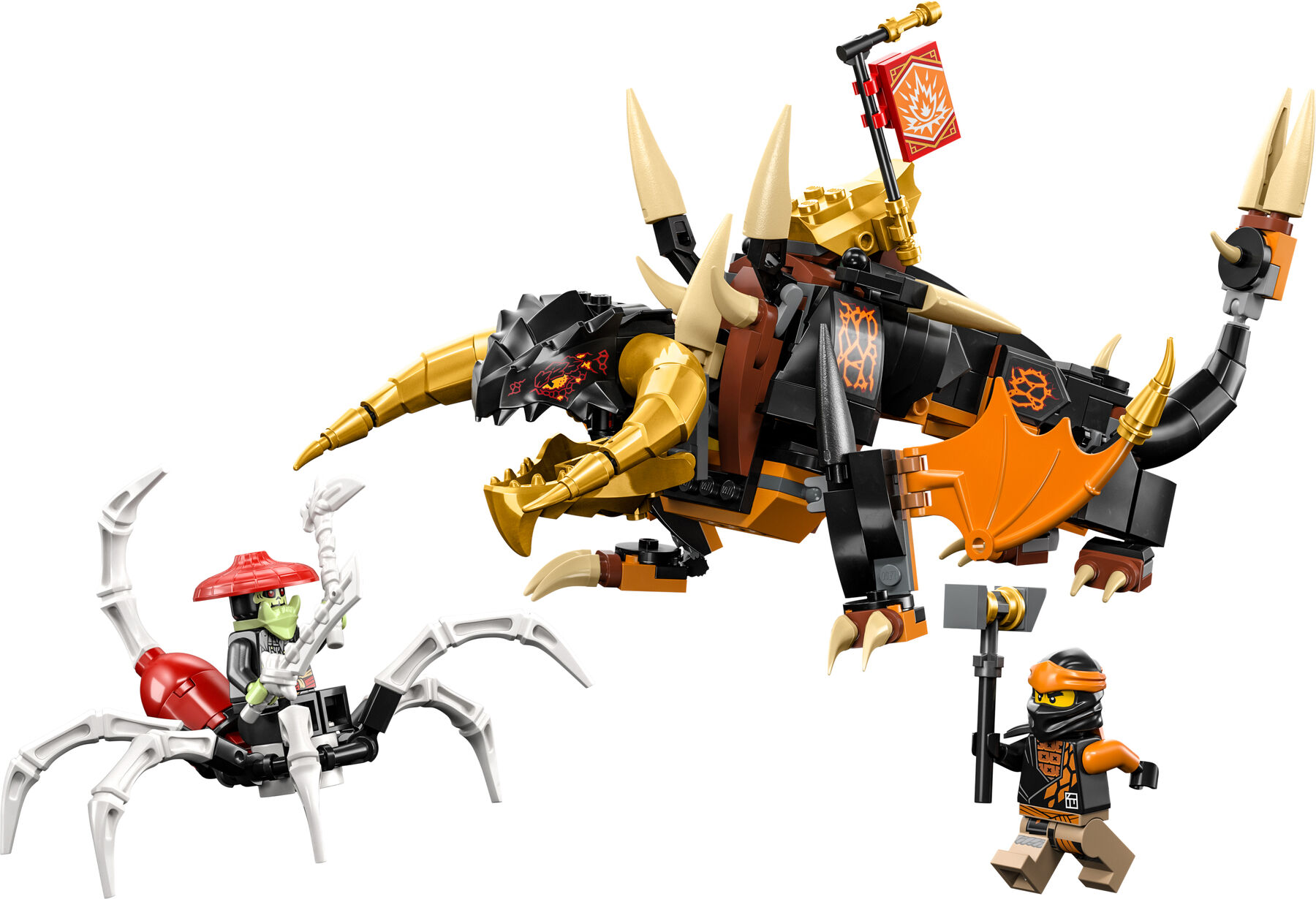 Конструктор LEGO NINJAGO Земляний дракон Коула EVO (71782)