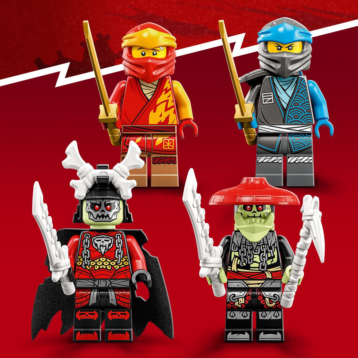 Конструктор LEGO NINJAGO Робот-вершник Кая EVO (71783)