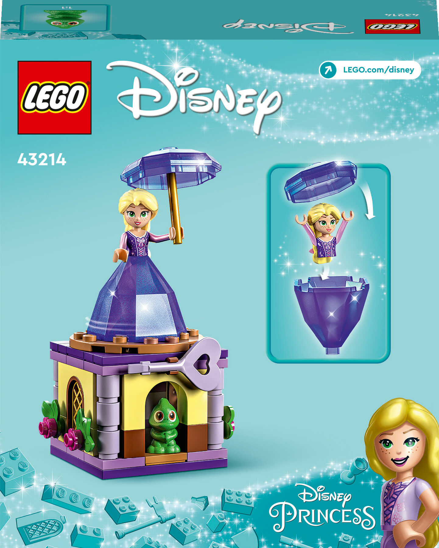 Конструктор LEGO Disney Princess Рапунцель що обертається (43214)