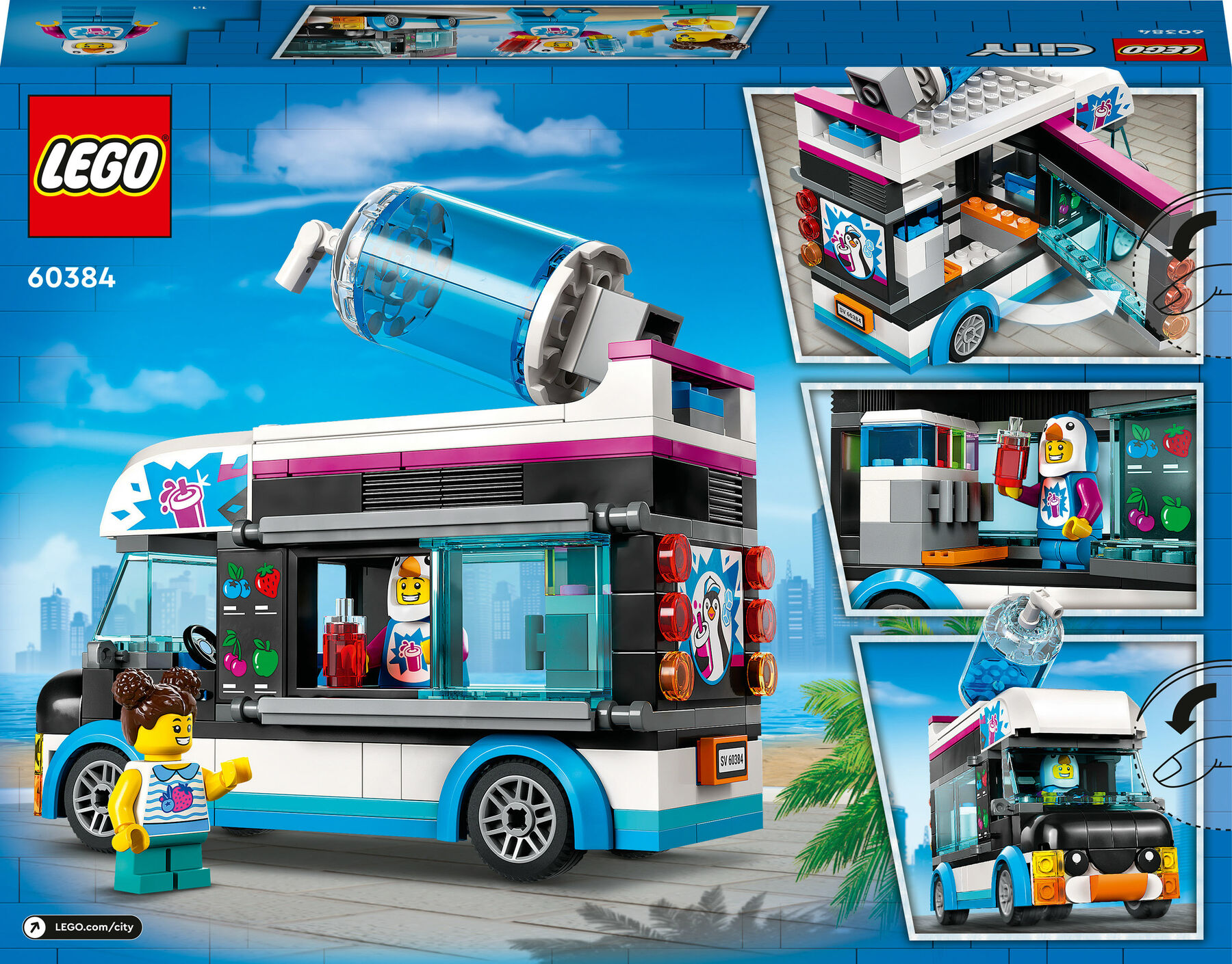 Конструктор LEGO City Веселий фургон пінгвіна (60384)