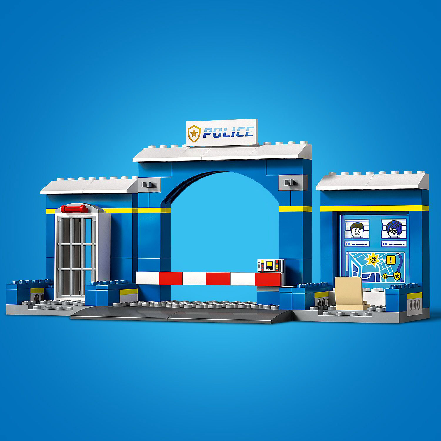Конструктор LEGO City Переслідування на поліцейській дільниці (60370)