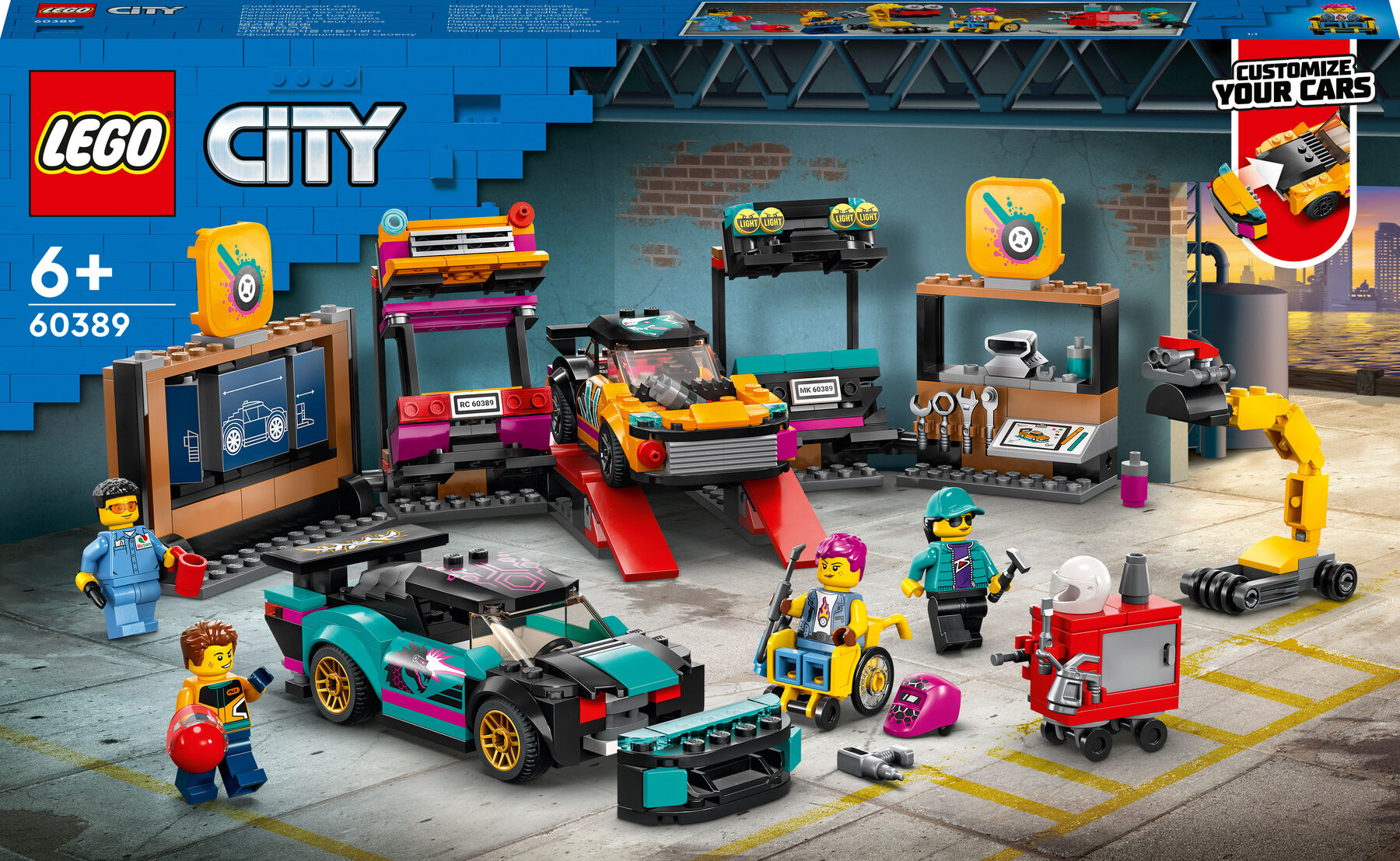 Конструктор LEGO City Тюнінг-ательє (60389)