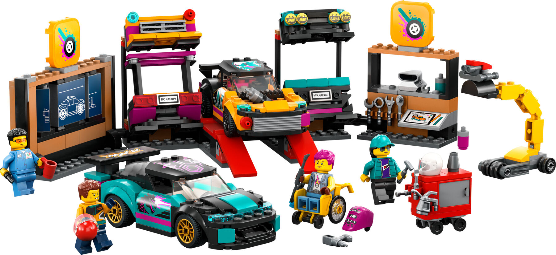 Конструктор LEGO City Тюнінг-ательє (60389)