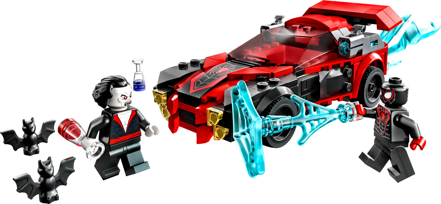 Конструктор LEGO Marvel Майлз Моралес проти Морбіуса (76244)