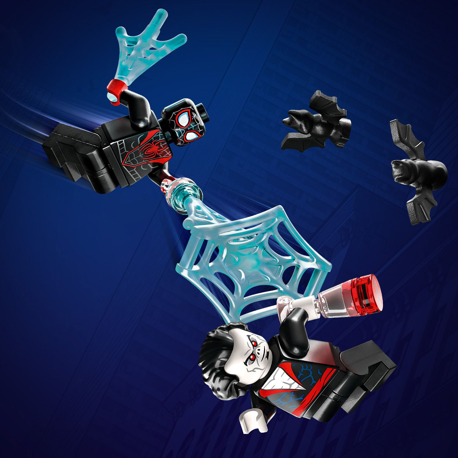 Конструктор LEGO Marvel Майлз Моралес проти Морбіуса (76244)