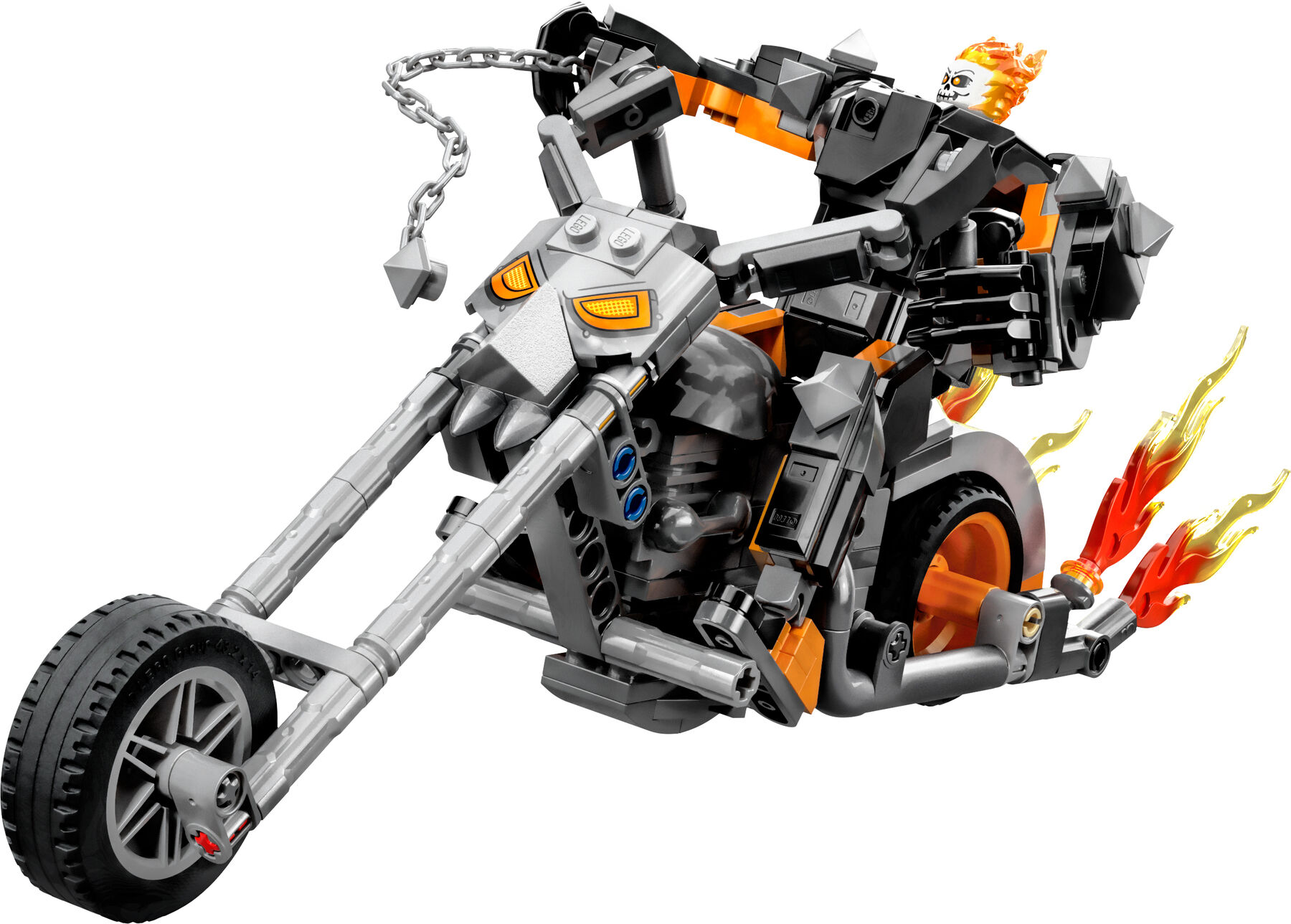 Конструктор LEGO Marvel Примарний Вершник: робот і мотоцикл (76245)