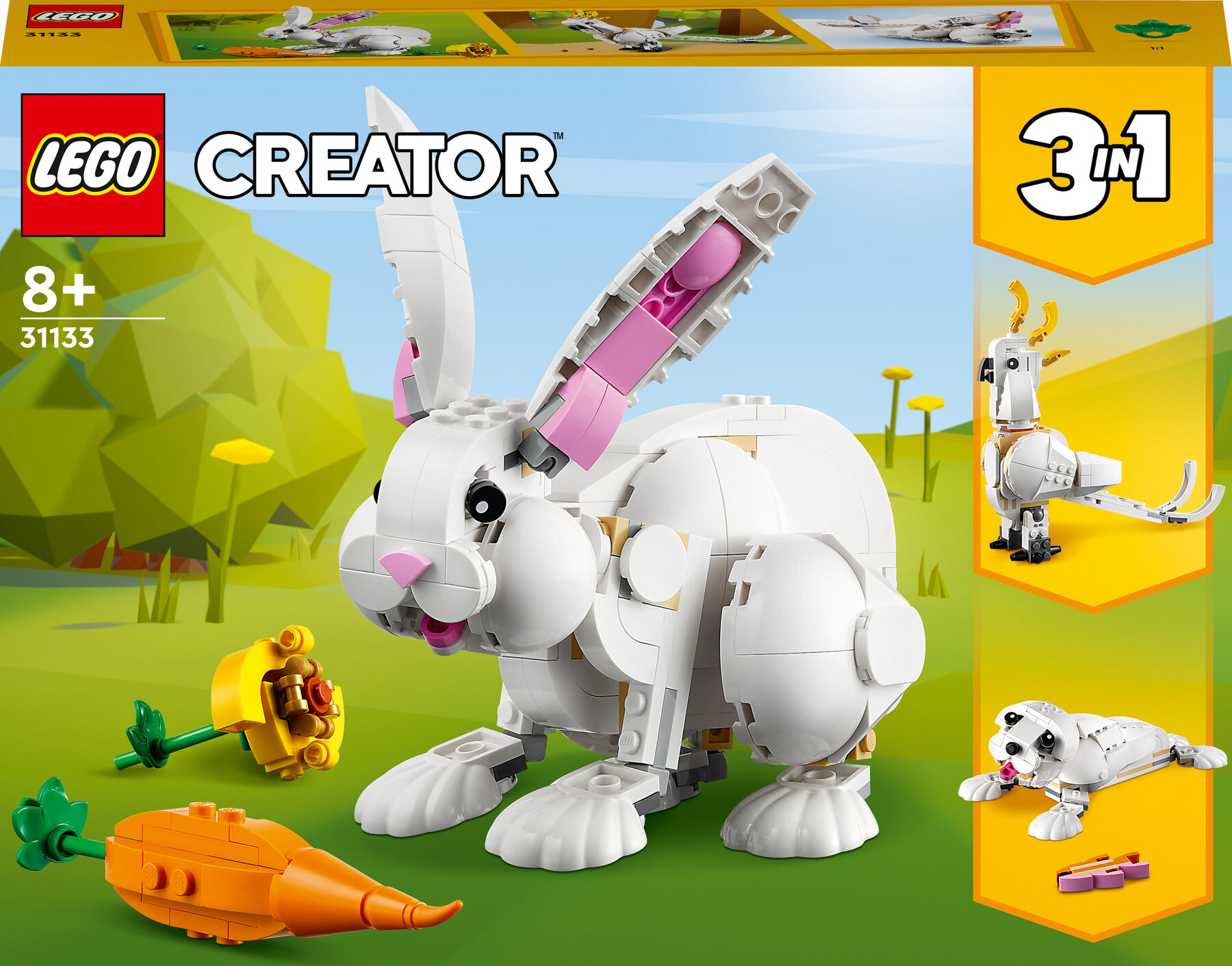 Конструктор LEGO Creator 3 в 1 Білий кролик (31133)