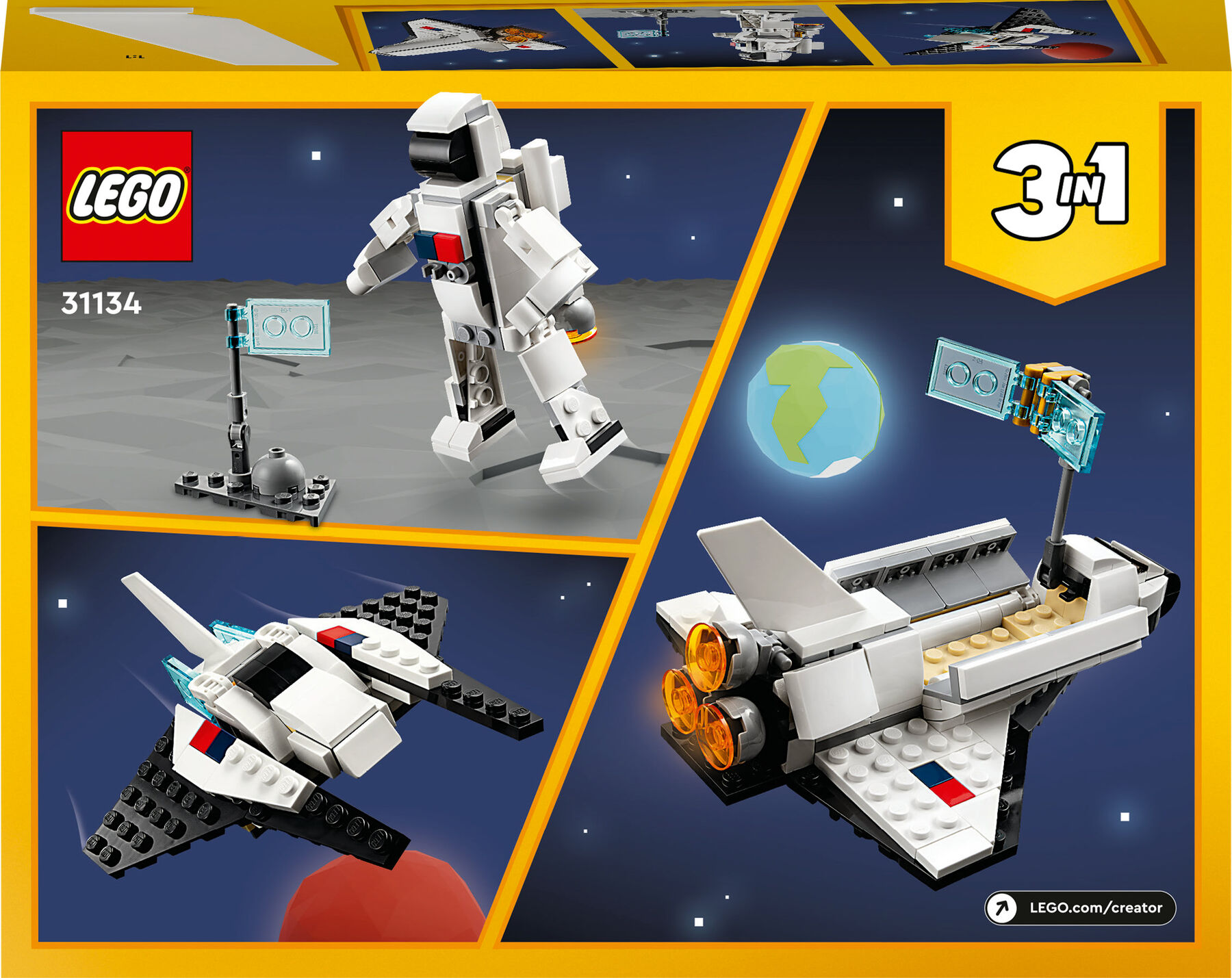 Конструктор LEGO Creator Космічний шатл (31134)